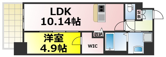【間取り】 | Alivis桜川 仲介手数料無料
