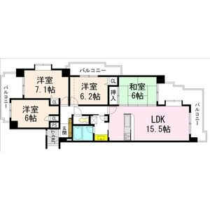 【間取り】 | ユニーブル原駅前