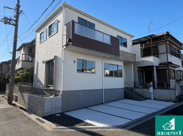 ■豊中市待兼山町　第1期　新築一戸建ての外観|お客様に長く安心して住んでいだだける事にこだわった家づくり！住んでからのアフターサービスにもしっかりと取り組んでいます！