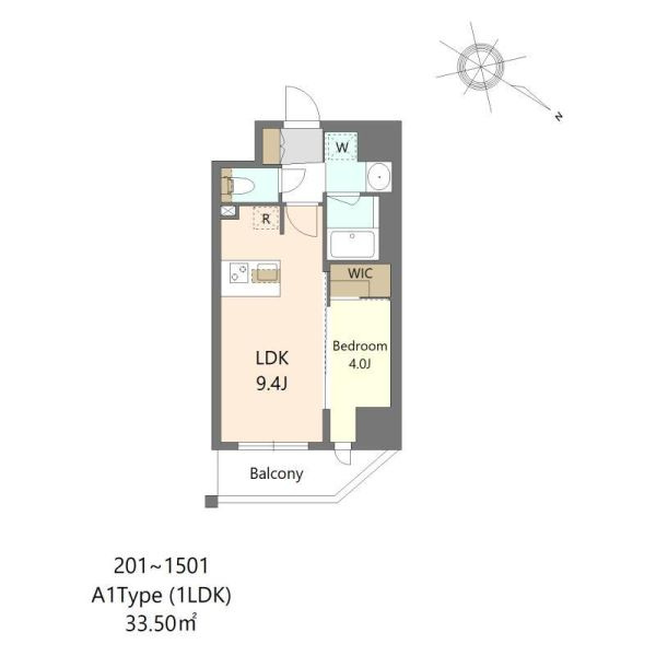 S-RESIDENCE神戸みなと元町aloの間取り