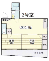 宮崎県都城市宮丸町　店舗付きマンションの間取り
