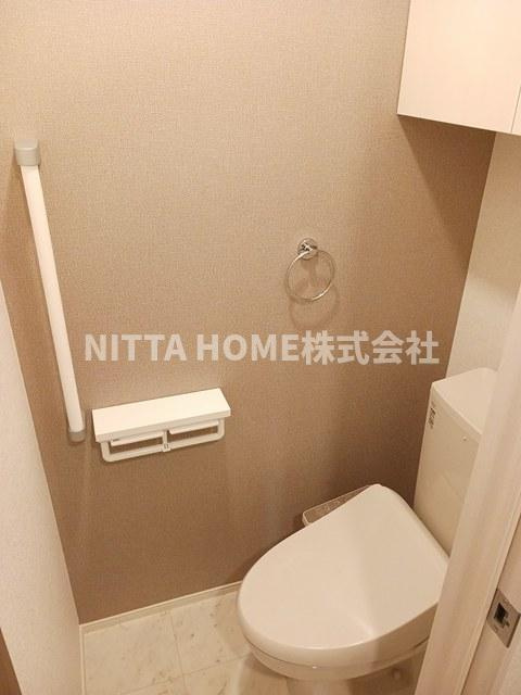 フロンティア長田　Ⅱのトイレ|もちろん、ウォシュレット付き◆