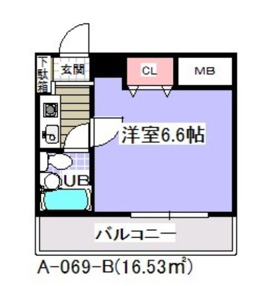 ローズマンションＡ６９番館(A-069)の間取り