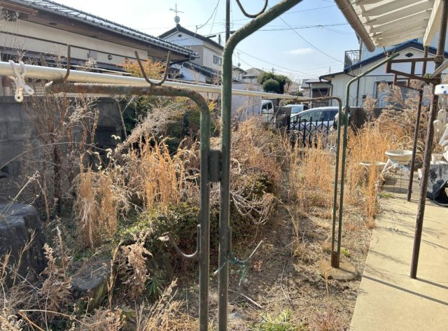 那珂市菅谷　中古戸建の庭