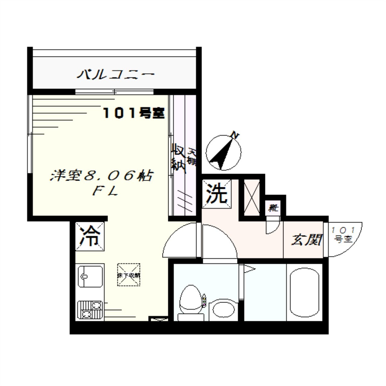 エバーグリーン の間取り