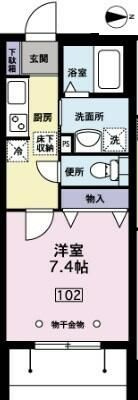 ジュネ三軒茶屋の間取り