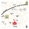 【地図】Liace vale 戸越 