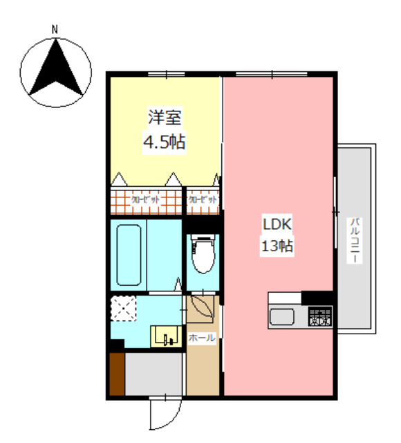 アンビシャス西熊本の間取り