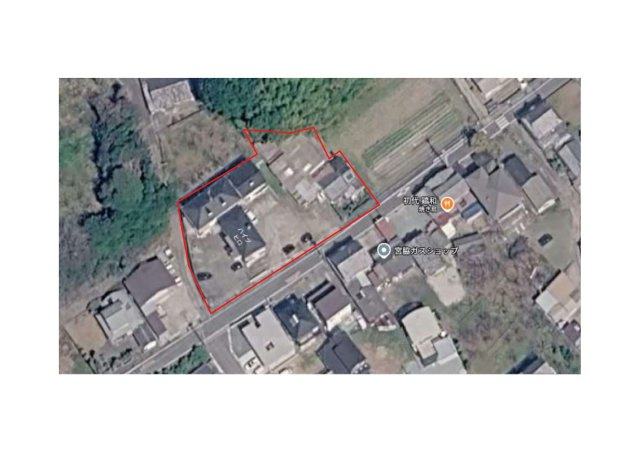上富田町岩田_収益アパート3棟＋戸建てセット販売の地図