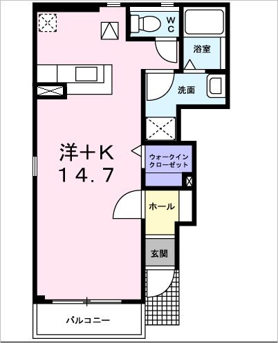 ミニョンⅠ番館の間取り