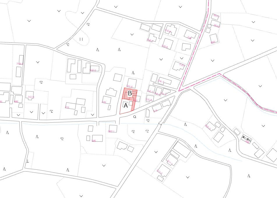 都城市梅北町の売地の土地図