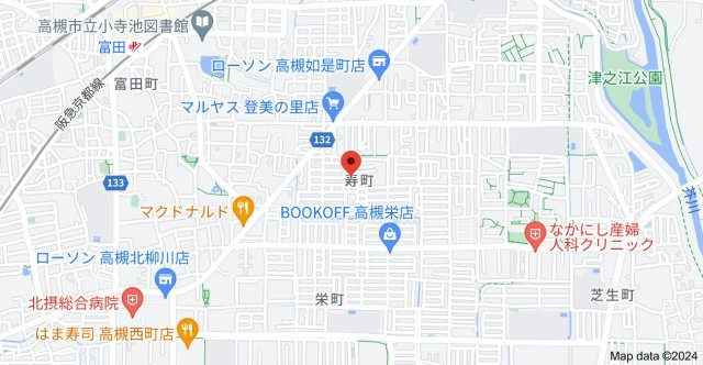 キムラハイツⅡの地図