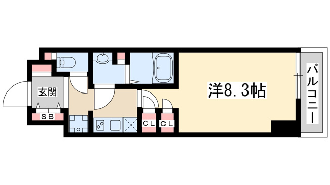 【間取り】 | ミュプレ江坂