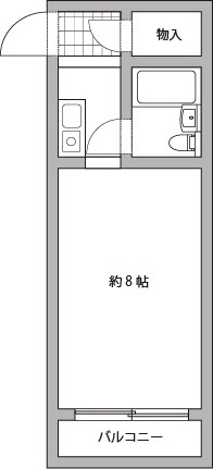 コスモメイト北野の間取り