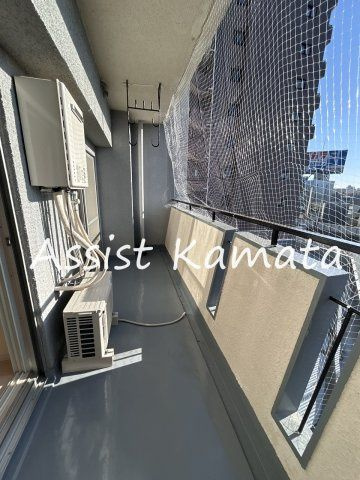 上池台マンションのバルコニー