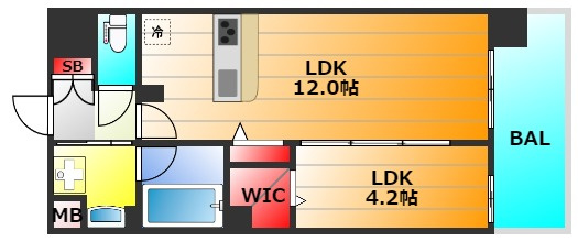 グレースリバー中之島の間取り|現状有姿