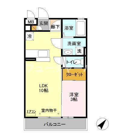 カーサ　コモドの間取り
