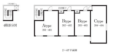 ベルシードステアー品川荏原 の区画図