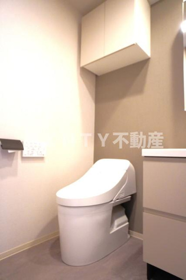 【トイレ】 | Ｊ．ＧＲＡＮ　Ｃｏｕｒｔ　品川西大井ＷＥＳＴ | 落ち着いたトイレです
