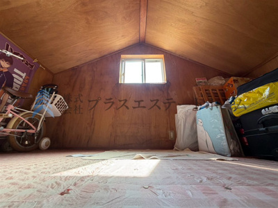 【収納】 | 長田区宮川町8丁目　戸建 | 広々屋根裏収納付き♪趣味スペースor収納スペース・・・プラスアルファの空間としてお使いいただけます♪