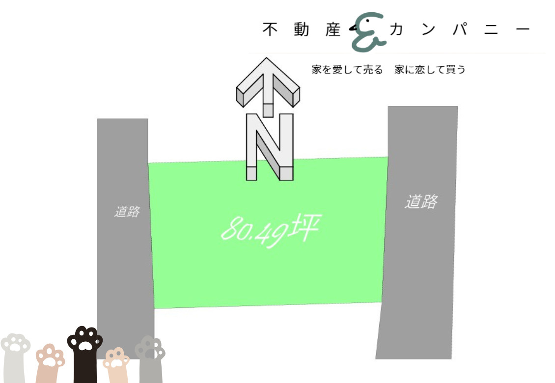 東方町のおトチの土地図