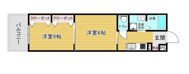 【間取り】 | リファレンス箱崎