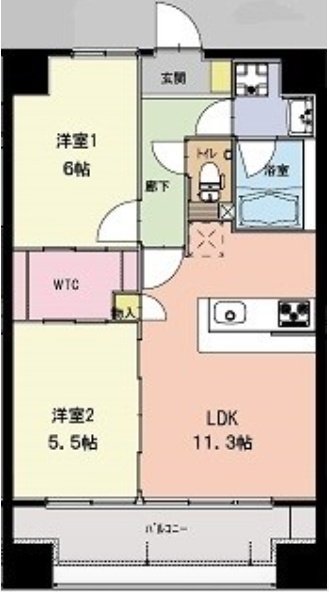グレイスコート練馬の間取り