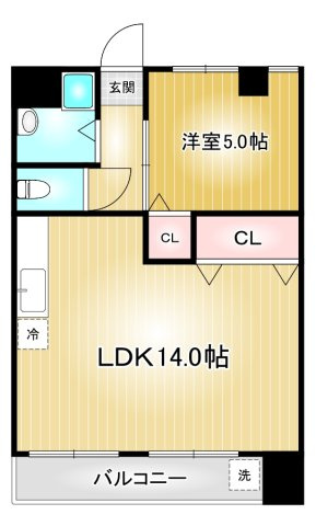 G1ビル千種|名古屋市の賃貸ならMy賃貸の間取り|G1ビル千種
