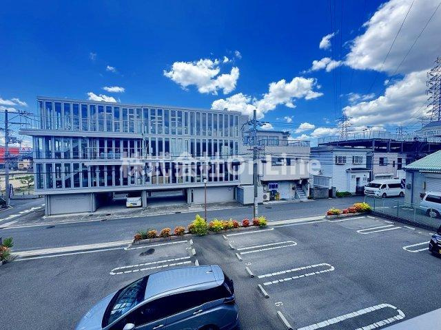東大阪市新家中町のアパートの展望
