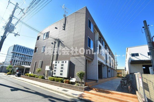 東大阪市新家中町のアパートの外観