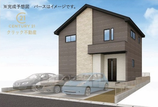 ケイアイフィット　ひたちなか市外野　1期 　2の外観|勝田駅車8分。外野小徒歩3分、大島中徒歩5分。
幹線道路へのアクセス良好で通勤、レジャー、お買い物にも便利♪
生活利便性◎人気のエリアです！
