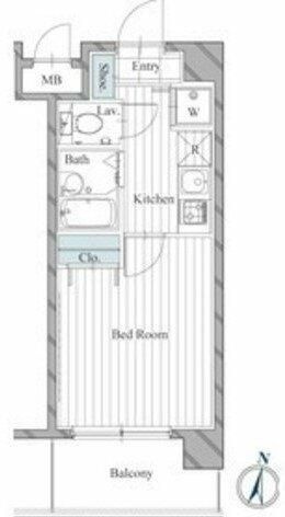 ヴィータローザ大森海岸の間取り