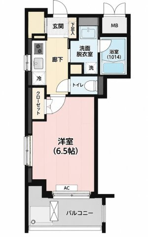 エステムプラザ名古屋D.C.2027　の間取り