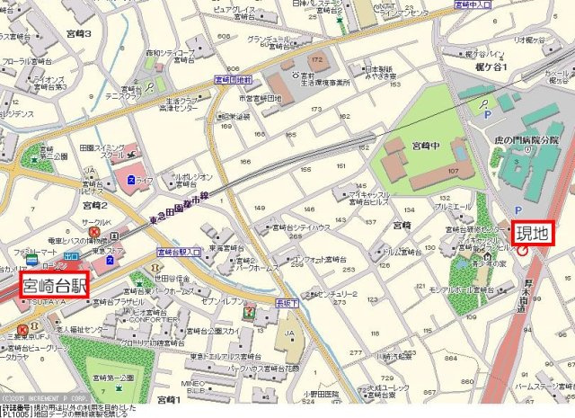 マリオン宮崎台の地図