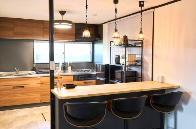 九十九里町不動堂　中古戸建のキッチン|内外装リフォーム済み令和7年 家具・ウッドデッキ付 駐車3台可 片貝サースポットまで車約10分