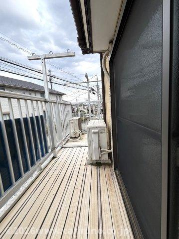 レントハウス川越砂新田のバルコニー|バルコニーからの眺めを楽しみながら食事をしませんか