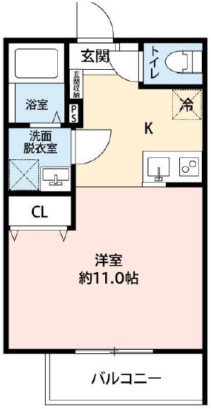 ストーンリバー西所沢Aの間取り