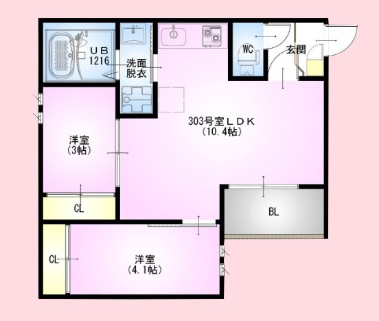 REGALEST TⅢの間取り