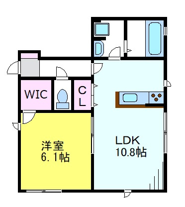 Nフラットの間取り