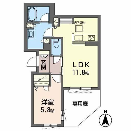 シャーメゾン アベリアの間取り