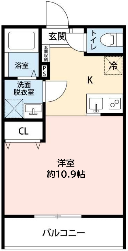 ストーンリバー西所沢Aの間取り
