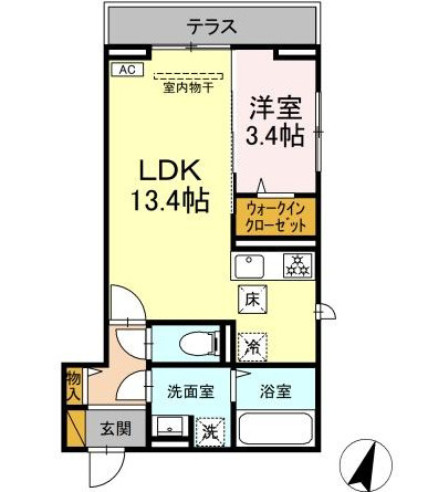 【間取り】 | Ｄ-ＳＯＬＡＣＥ祐光