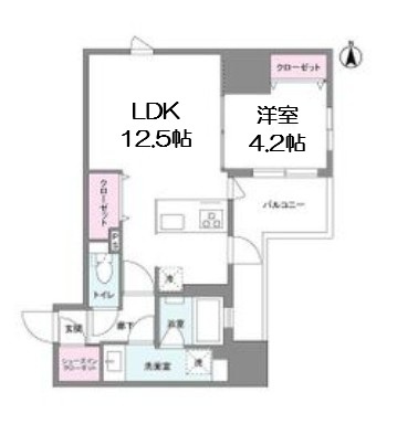 【間取り】 | シーズンフラッツ心斎橋EAST