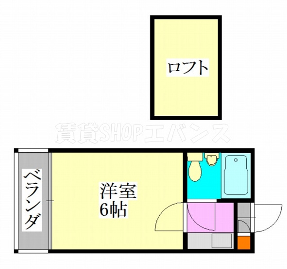 【間取り】 | ジュネパレス津田沼第1