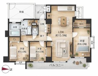 【間取り】 | イトーピア苦楽園樋之池町