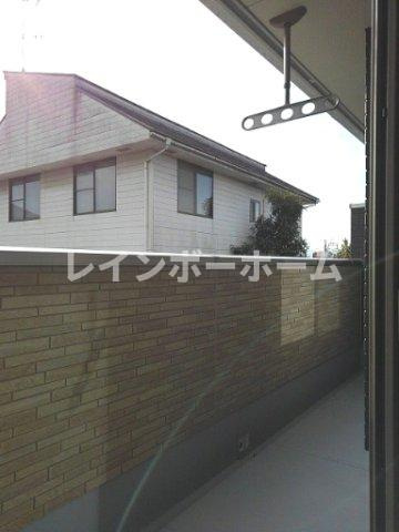プレッソⅡのバルコニー