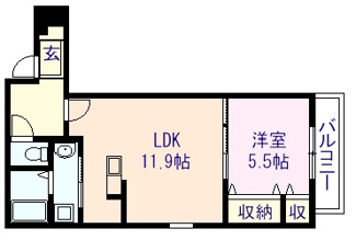 【間取り】 | フジパレス レーヴⅡ番館