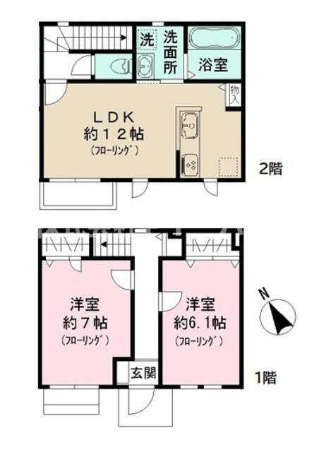 ファビュラス市川の間取り