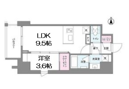 【間取り】 | シーズンフラッツ心斎橋EAST