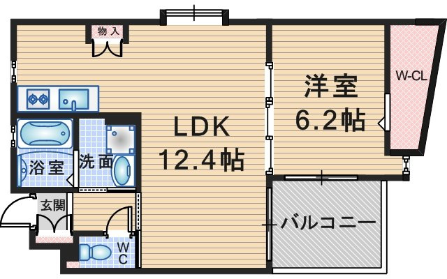 SUERTA豊中の間取り